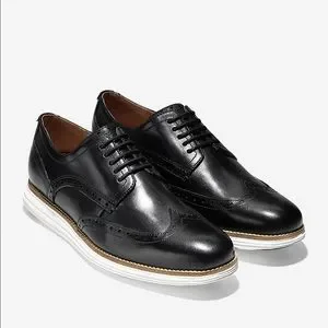 Cole Haan Men\'s Black Lace Up Dress Shoes Size 9.5M C07224 Pre-owned Cole Haan | Shoes | Cole Haan Air Colton Brown 95 M Men  main image 2
